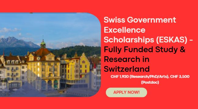 Swiss Government Excellence Scholarships