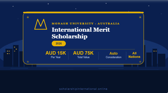 Monash International Merit Scholarship